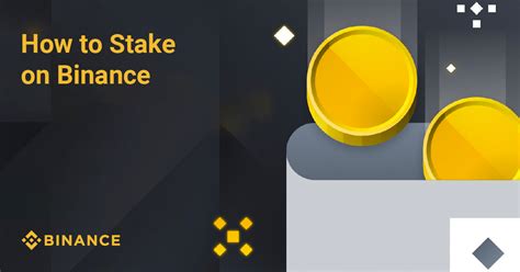 how to stake on binance